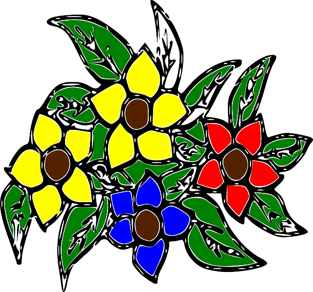 Free download Flowers Bouquet Spring - Free vector graphic on Pixabay free illustration to be edited with GIMP free online image editor