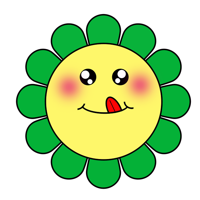 Free download Flowers Cartoon Cute -  free illustration to be edited with GIMP free online image editor