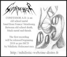 Free download Flyer for new metal release: CONFESSOR AD free photo or picture to be edited with GIMP online image editor