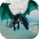 Flying dragon image created by artificial intelligence  screen for extension Chrome web store in OffiDocs Chromium