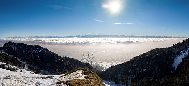 Free download fog haze alps foresight free picture to be edited with GIMP free online image editor
