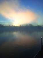 Free download Fog On the Mississippi River  free photo or picture to be edited with GIMP online image editor