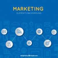 Free download fond-de-marketing-moderne-bleu_23-2147741149 free photo or picture to be edited with GIMP online image editor