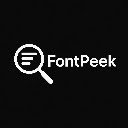 FontPeek  screen for extension Chrome web store in OffiDocs Chromium