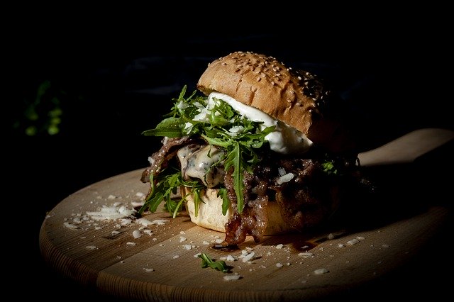 Free download food hamburger sandwich pub free picture to be edited with GIMP free online image editor