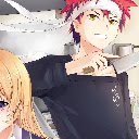 Food Wars Soma Erina Soma Megumi Anime Theme  screen for extension Chrome web store in OffiDocs Chromium