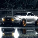 Ford Mustang GT White (Live Wallpaper)  screen for extension Chrome web store in OffiDocs Chromium