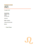 Free download Formal Letter - Leo DOC, XLS or PPT template free to be edited with LibreOffice online or OpenOffice Desktop online