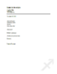 دانلود رایگان Formal Letter - Sagittarius DOC، XLS یا PPT قالب رایگان برای ویرایش با LibreOffice آنلاین یا OpenOffice Desktop آنلاین