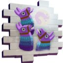 Fortnite Llama Theme  screen for extension Chrome web store in OffiDocs Chromium