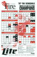 Free download Fort Worth Fire, CHL 1997-98 magnet schedule free photo or picture to be edited with GIMP online image editor