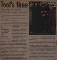 Free download Fort Worth Star-Telegram - Tool Concert Preview - 10-19-2001 free photo or picture to be edited with GIMP online image editor