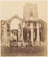 Free download Fountains Abbey.  East Window and Tower free photo or picture to be edited with GIMP online image editor