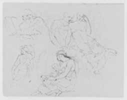 Free download Four Figure Studies (from Sketchbook) free photo or picture to be edited with GIMP online image editor
