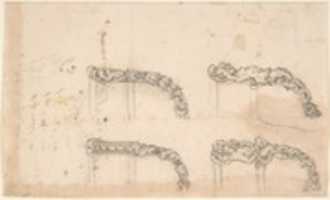 Free download Four Studies for a Decorative Handle free photo or picture to be edited with GIMP online image editor
