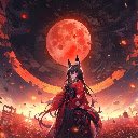 Fox Girl Under the Blood Moon  screen for extension Chrome web store in OffiDocs Chromium