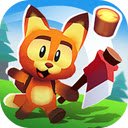 Fox Island Builder Game Be the hero fox and save all the cute ducks!  screen for extension Chrome web store in OffiDocs Chromium