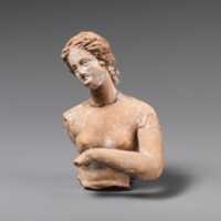 Free download Fragmentary terracotta statuette of a woman free photo or picture to be edited with GIMP online image editor