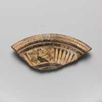 Free download Fragment of a terracotta stemmed dish free photo or picture to be edited with GIMP online image editor