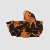 Free download Fragment of a terrracotta volute-krater (bowl for mixing wine and water) free photo or picture to be edited with GIMP online image editor
