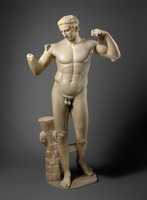 Free download Fragments of a marble statue of the Diadoumenos (youth tying a fillet around his head) free photo or picture to be edited with GIMP online image editor