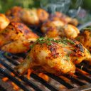 Fragrant grilled chicken thigh  screen for extension Chrome web store in OffiDocs Chromium