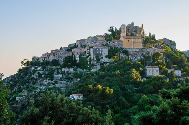 Ücretsiz indir france city eze mimarisi GIMP ücretsiz çevrimiçi resim düzenleyiciyle düzenlenecek ücretsiz resim