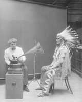 Free picture Frances Densmore recording Mountain Chief2 to be edited by GIMP online free image editor by OffiDocs
