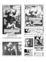 Free download Frankenstein Meets the Space Monster Ad Sheet free photo or picture to be edited with GIMP online image editor