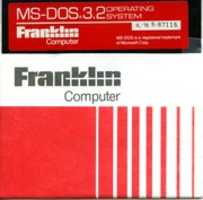 Free download Franklin PC-8000 MS-DOS 3.2 disk photos free photo or picture to be edited with GIMP online image editor