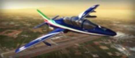Free download Frecce Tricolori Flight Sim Cover 768x 330 free photo or picture to be edited with GIMP online image editor