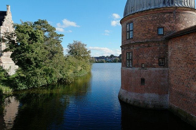 Free download frederiksborg castle castle denmark free picture to be edited with GIMP free online image editor