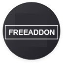 FreeAddon.com Dark Theme  screen for extension Chrome web store in OffiDocs Chromium