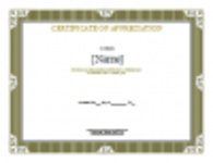 Bezpłatne pobieranie Bezpłatny szablon certyfikatu uznania DOC, XLS lub PPT do edycji za pomocą LibreOffice online lub OpenOffice Desktop online