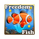 Ecran Freedom Fish pentru extensia magazinului web Chrome în OffiDocs Chromium