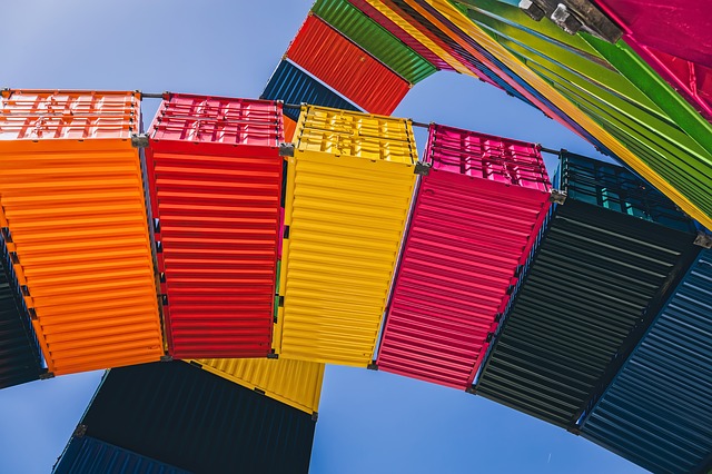Kostenloser Download Frachtcontainer Le Havre Port Kostenloses Bild, das mit dem kostenlosen Online-Bildeditor GIMP bearbeitet werden kann
