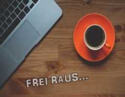 Free download Frei Raus Podcast Logo free photo or picture to be edited with GIMP online image editor