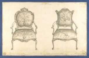 Free download French Chairs, in Chippendale Drawings, Vol. I free photo or picture to be edited with GIMP online image editor