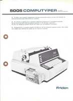 Free download Friden 5005 Product Sheets free photo or picture to be edited with GIMP online image editor