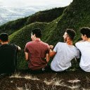 Friends in the Mountains  screen for extension Chrome web store in OffiDocs Chromium