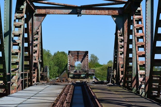 Gratis download frites bridge weener spoorwegbrug gratis foto om te bewerken met GIMP gratis online afbeeldingseditor
