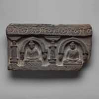 Free download Frieze with Two Seated Buddhas free photo or picture to be edited with GIMP online image editor