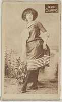 Free download From the Actors and Actresses series (N45, Type 7) for Dixie Cigarettes free photo or picture to be edited with GIMP online image editor