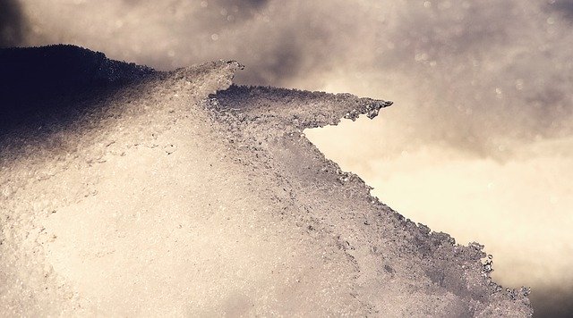 GIMP ücretsiz çevrimiçi resim düzenleyiciyle düzenlenecek ücretsiz indir don buz kristalleri kar kış ücretsiz resmi