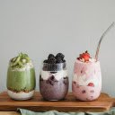 Fruit Fusion: A Trio of Yogurt  Fruit Sauce Theme  screen for extension Chrome web store in OffiDocs Chromium