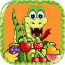 Fruit Snake Game Runs Offline  screen for extension Chrome web store in OffiDocs Chromium