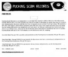 Free download Fucking Scam Records 001 free photo or picture to be edited with GIMP online image editor