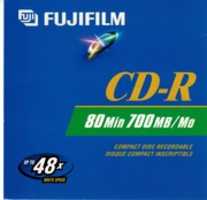 Free download Fujifilm - 700 MB CD-R label free photo or picture to be edited with GIMP online image editor