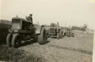 Free download Fuller F8304 Allis Chalmers tractors plowing free photo or picture to be edited with GIMP online image editor