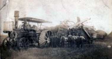 Free download Fuller F8309 Minneapolis steam traction engine and thresher free photo or picture to be edited with GIMP online image editor